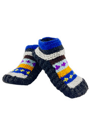 Non-slip socks for elderly| Handknitted socks | Warm slippers for Winters for Men & Women | Hospital socks