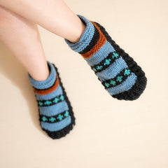Comfy home shoes | Non slip Sole | Fuzzy Slippers Boots | Plush slippers| Adult home slippers| woolly socks | Fleece lined pure wool slipper