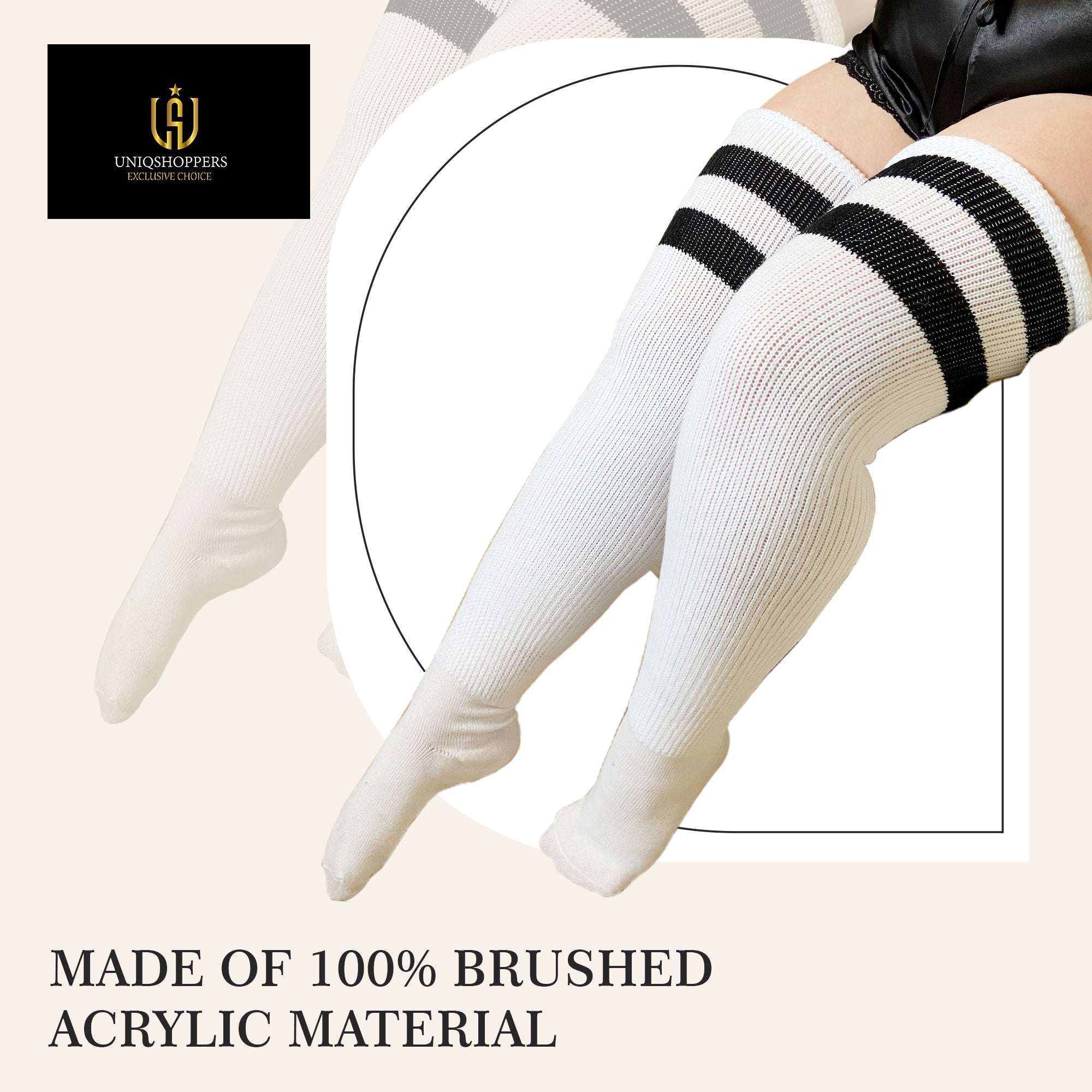 Plus Size Thigh High Socks for Thick Thighs women For thighs 26