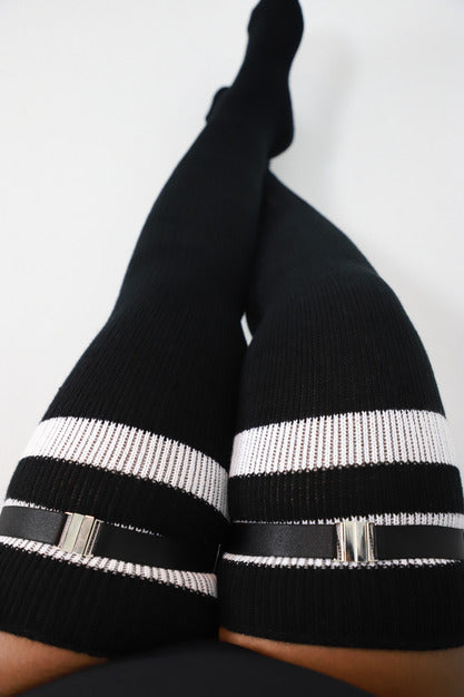 Garter Belt- For Real Plus Size Thigh high socks