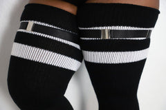 Garter Belt- For Real Plus Size Thigh high socks