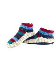Non-slip Thick socks | Wool fleece lined | Cozy House Slippers | Indoor slippers | Fleece Lined Slipper boots |Hand Knitted Socks