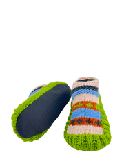 Cute socks Indoor Slippers Hand Knitted with Yak Wool | Anti-Skid Sole | Fuzzy Slippers Boots | Soft Woolen House Slippers for Men & Women