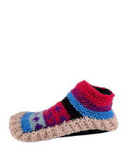 Comfy home shoes | Non slip Sole | Fuzzy Slippers Boots | Plush slippers| Adult home slippers| woolly socks | Fleece lined pure wool slipper